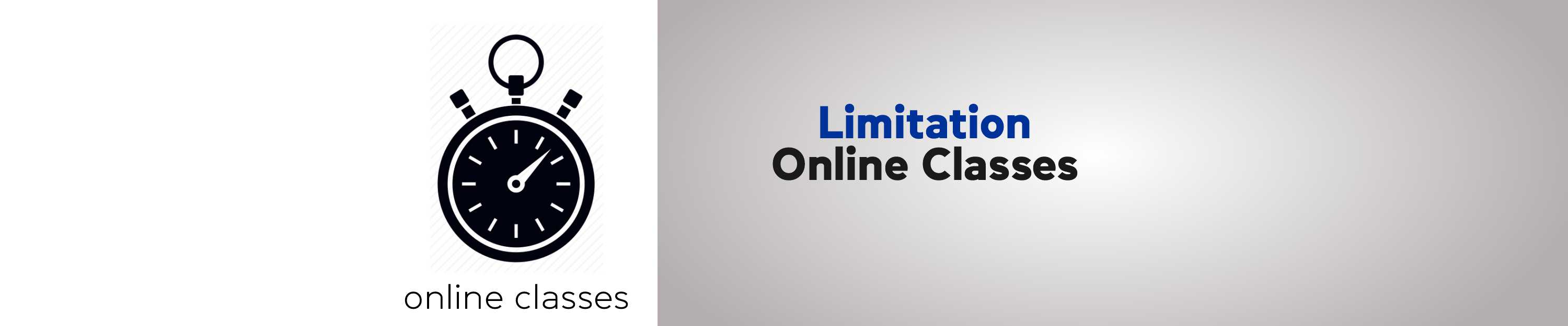 LIMITATION ACT ONLINE CLASSES