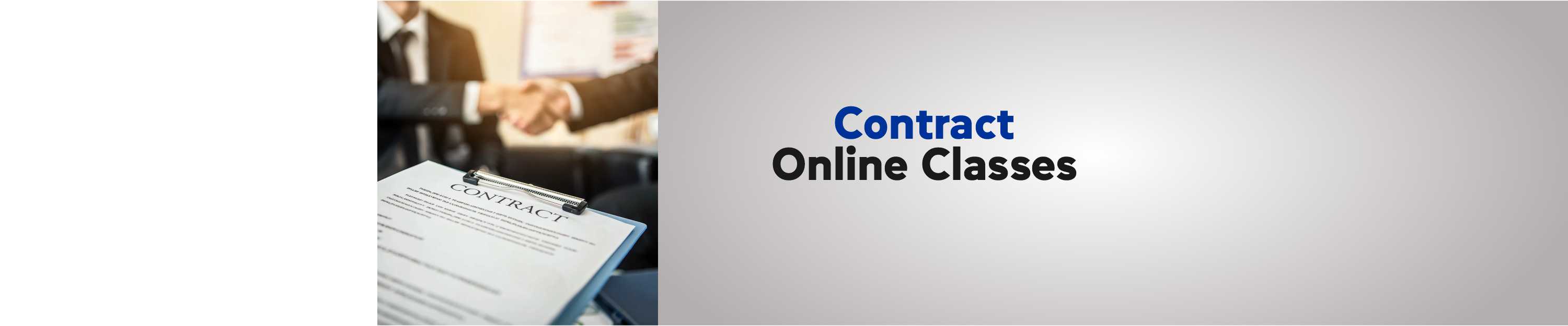 CONTRACT ONLINE CLASSES